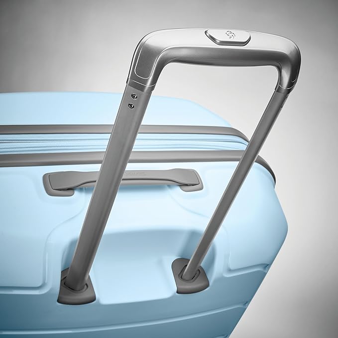 Samsonite Freeform Hardside Carry-On Luggage with Spinner Wheels - Hardshell Suitcase - TSA, Airline-Approved - Expandable Hard Shell, Smooth Rolling Wheels for Lightweight Travel - Sky Blue