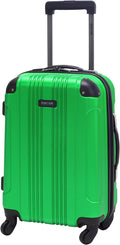 Kenneth Cole REACTION Out of Bounds Lightweight Hardshell 4-Wheel Spinner Luggage, Kelly Green, 20-Inch Carry On