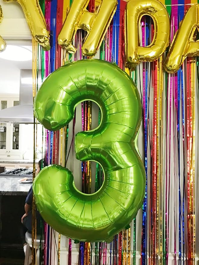 Number 0 Balloons 40 Inch Light Green Number Balloons for 10 20 30 40 50 60 70 80 90 100 Numbers Balloon Birthday Decorations Wedding Event Baby Shower