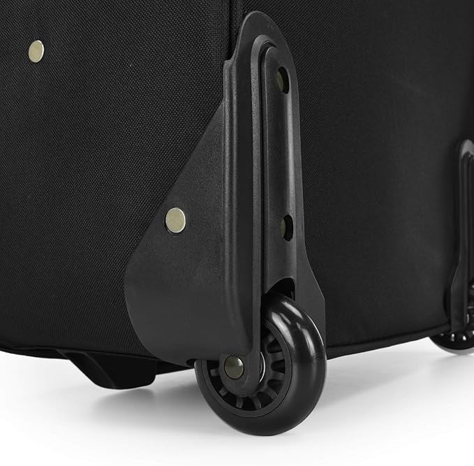 U.S. Traveler New Yorker Lightweight Expandable Rolling Luggage, Gray, 4-Piece Set