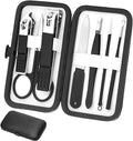 Nail Clippers Set Professional Manicure Set Grooming Kits Stainless Steel Travel Manicure Pedicure Kit Nail Care Tools Nail Kit with Travel Case Personal Care Tools Gifts for Men Women