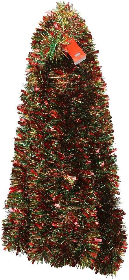 DECORA 33 Feet Tinsel Garland Mixed Color Hanging Garland for Home and Party Decoration