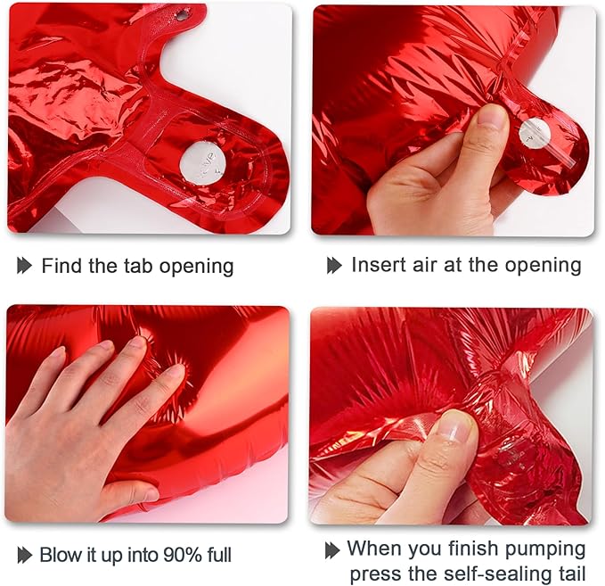 40 Inch Red Number 30 Digital Balloon,Jumbo Mylar Foil Helium Balloon for 30 Balloons for Birthday Party,Wedding Anniversary Party Decorations