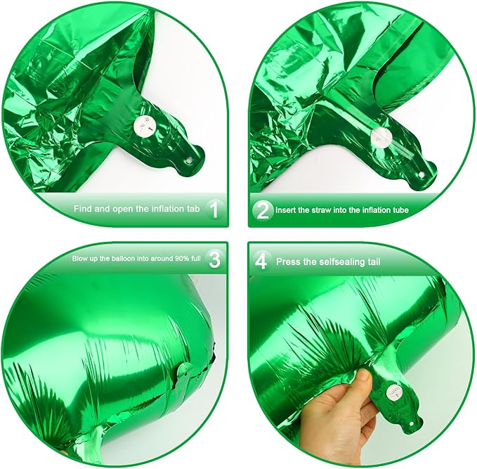 Green Number 17 71 Birthday Balloon 40 Inch, Digital Balloons for 17 71 Party Celebration Decorations Supplies, Mylar Foil Numbers Balloon for 17 71 Wedding Anniversary