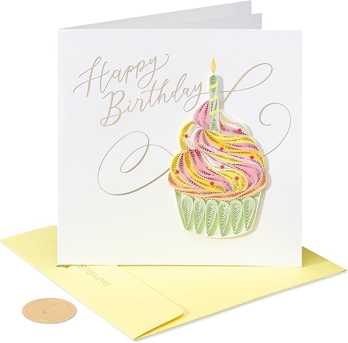 Papyrus Birthday Card (Cupcake)