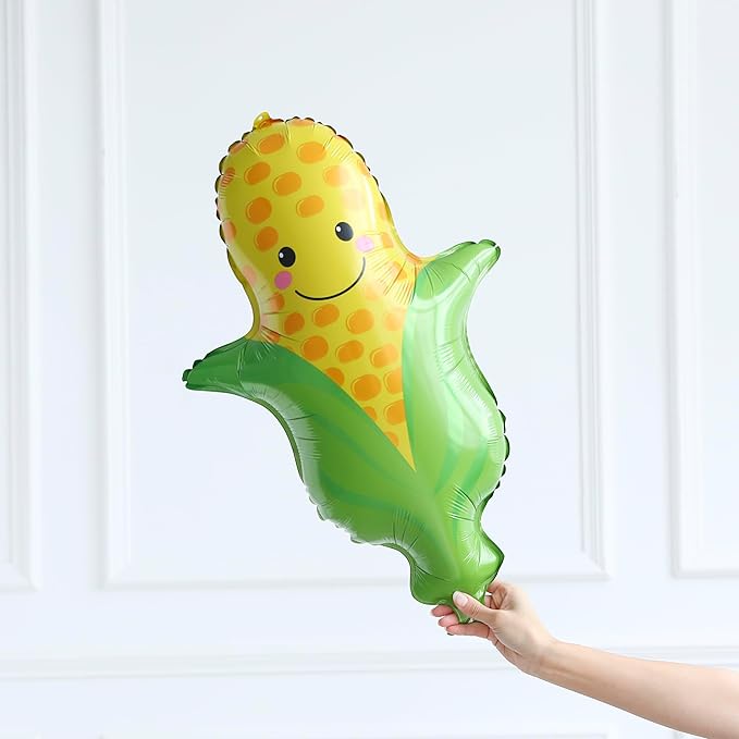 Vegetable Fruit Balloon Arch Garland Kit 138PCS Rainbow Balloons Garland with Mixed Strawberry Corn Carrot Orange Broccoli Foil Balloon for 1st Birthday Baby Shower Party Decorations