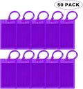 50 Pack Luggage Tags for Suitcases, Airplane Travel Essentials for Flying, International Travel Must Haves, and Luggage Accessories by Sodsay