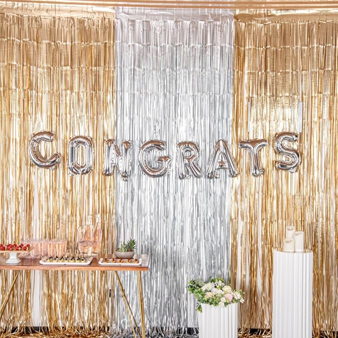 Restaurantware-Balloonify 16 Inch Letter Balloon, 1 Alphabet Party Balloon - Letter C, Self-Sealing, Silver Foil Mylar Finish, Hanging Loop, Decoration For Birthday, Wedding, Or Graduation