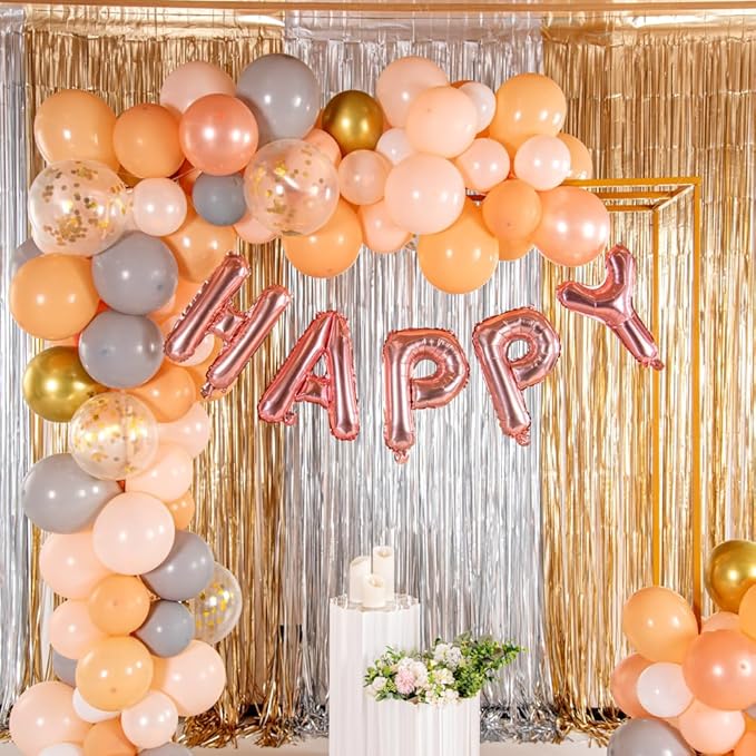 Restaurantware-Balloonify 16 Inch Letter Balloon, 1 Alphabet Party Balloon - Letter Y, Self-Sealing, Rose Gold Foil Mylar Finish, Hanging Loop, Decoration For Birthday, Wedding, Or Graduation