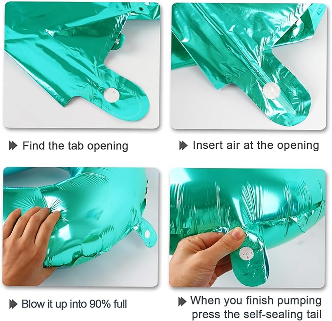 40 Inch Teal Blue Balloon Number 3 Balloon,Number Balloons Teal Big Giant Jumbo Number 3 Foil Mylar Balloons for 13th 23th Birthday Party Anniversary Events,Wedding Anniversary Party Decorations