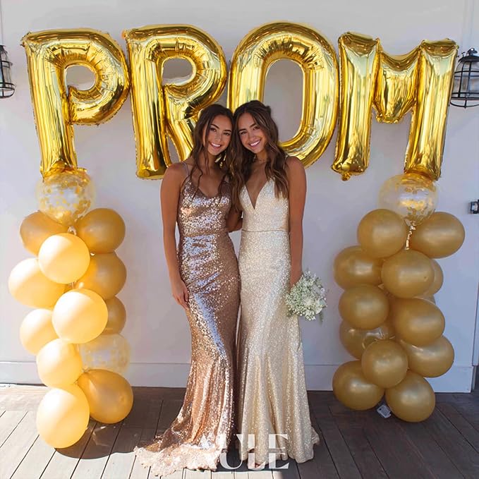 AULE 40 Inch Big Letter Balloon Gold R Large Foil Helium Alphabet Balloons A-Z for Birthday Anniversary Graduation New Year Party Decoration Supplies