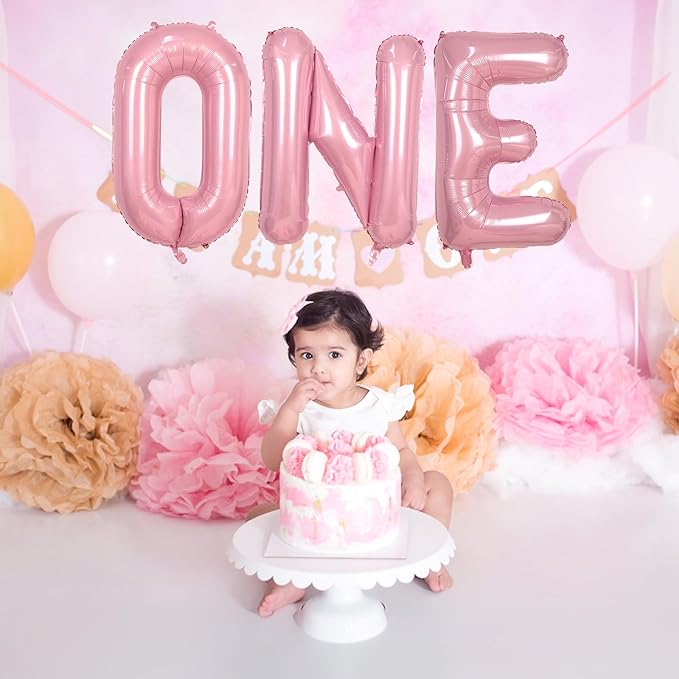 Big Letter Balloon - 40" Pastel Pink Mylar Helium Alphabet Customize Name Balloon, Self Inflating Baby Pink Foil R Custom Letter Balloon for Girl Women Birthday Party Baby Shower Decoration