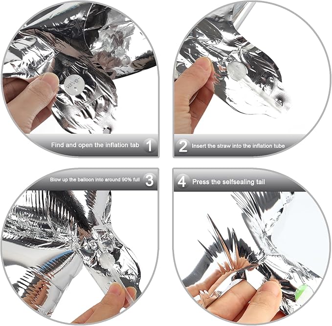 40 Inch Big Silver 29 Balloon Number, Jumbo Giant Happy 29 92 Birthday Party Decorations, Large 29 Mylar Foil Anniversary Birthday Party Engagement Decorations