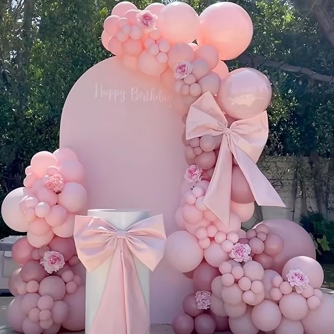 Light Pink Balloons 5inch Small Baby Pale Pink Balloon 60pcs Mini Round Pastel Latex Balloon for Arch Garland Retro Boho Girls Birthday Party Decoration Wedding Baby Bridal Shower Bachelorette