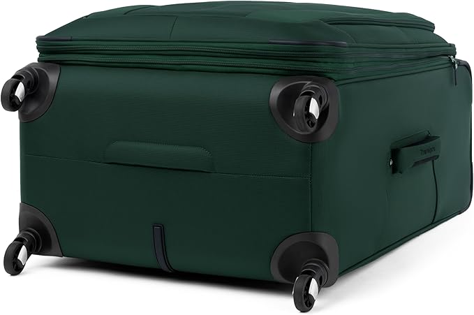 Travelpro Maxlite 5 Softside Expandable Luggage with 4 Spinner Wheels, Lightweight Suitcase, Men and Women, Forest Green, Checked-Large 29-Inch