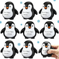 10 Pcs Penguin Stress Balls Emotional Relief Squeeze Stretchy Fidget Inspirational Animal Stress Balls Funny Penguin Plush Toy for Student Coworker Employee Teacher Social Worker