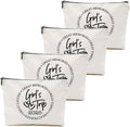 1 Pcs 3 Pcs 4 Pcs Makeup Bag, Girls Trip Gifts Favors Girls Weekend Gifts, Friendship Gifts for Women Bestie Bride