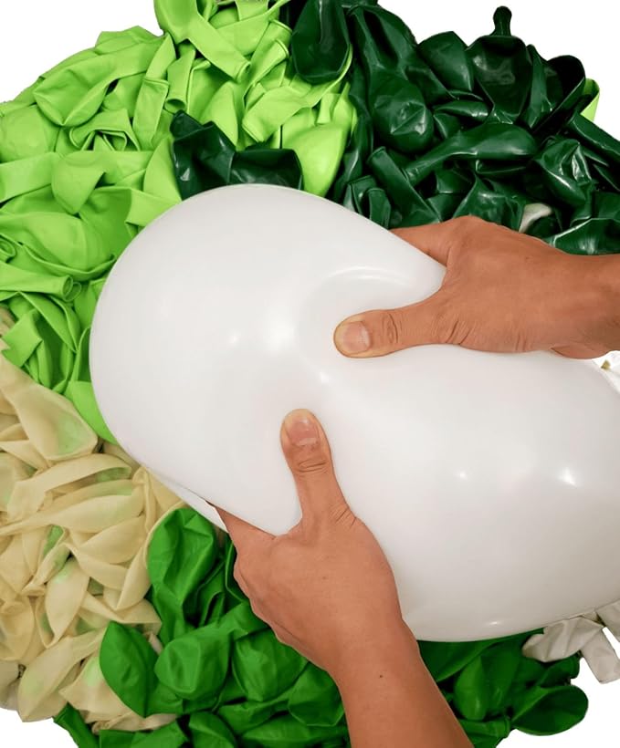 300 Pcs Green Balloons 12 Inch Different Shades of Green Party Balloon Set, of For Jungle Safari Party Supplies