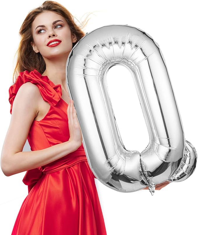Letter Balloons 40 Inch, Single Silver Letter L Balloons Aluminum Hanging Foil Film Balloon for Baby Shower, Wedding Anniversary, Graduation, Birthday Party Decoration