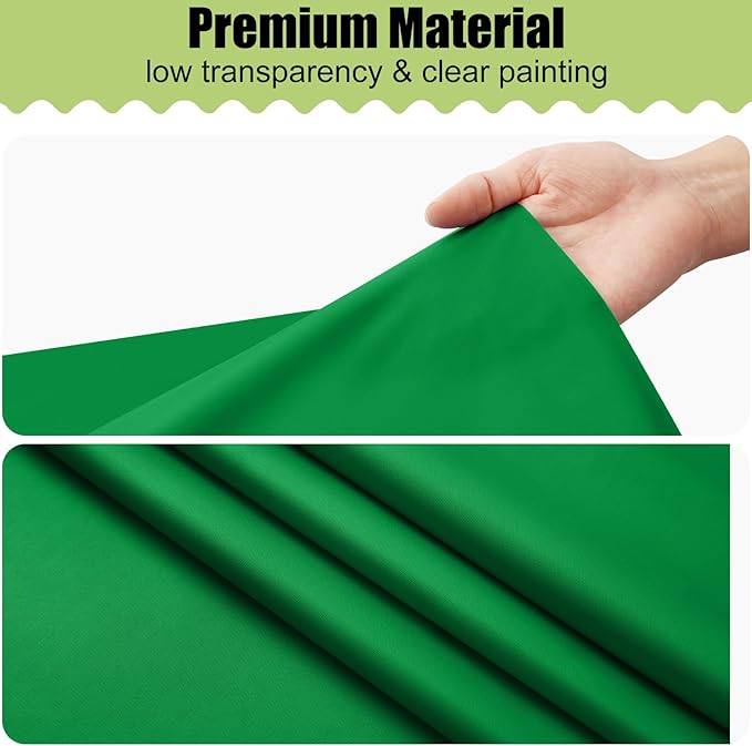 Smiry Disposable Table Cloth - 10 Pack, 54 x 108 Inch Waterproof Rectangle Tablecloths for Parties, Decorative Plastic Table Cover, Leakproof & Sturdy, Green