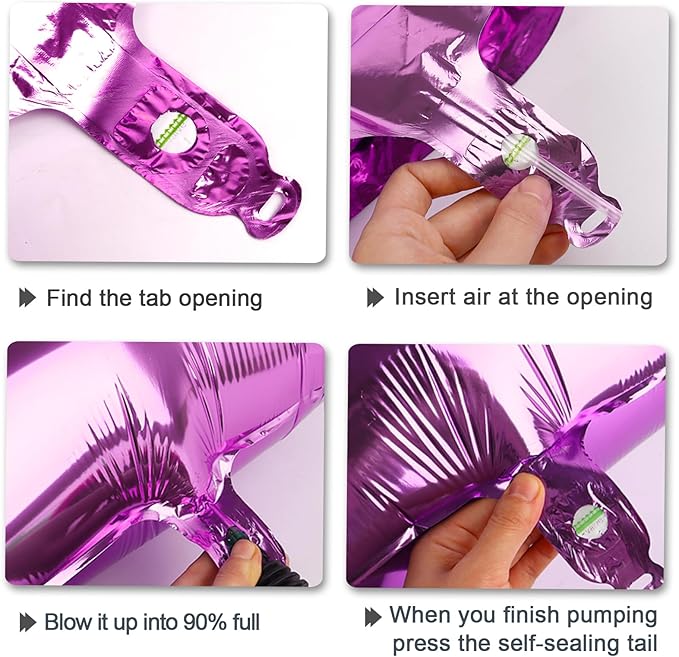 40 Inch Rose Purple Large Balloon Number 0 Balloon,Jumbo Mylar Foil Helium Balloon for 10 20 30 40 50 60 Birthday Digital Balloons for Birthday Party,Wedding Anniversary Party Decorations