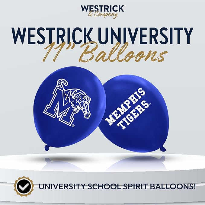TCU Horned Frogs Balloons 10 Pack 11" Official Licensed Logos, Helium Quality Latex Balloons, Perfect for College Football Team Celebration, Decorated Front and Back by Westrick
