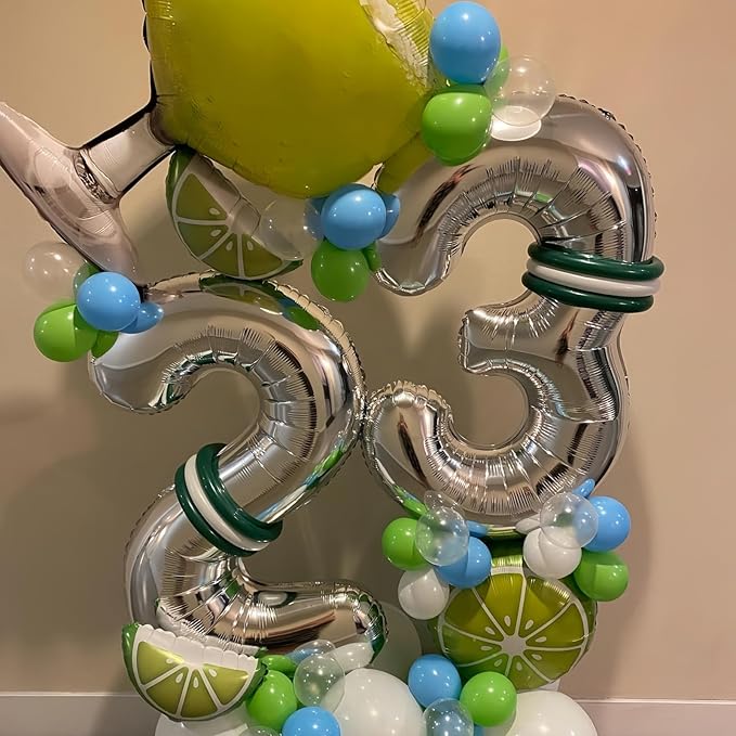 Silver 7 Balloon,40 Inch Number 7 Balloon,7 Birthday Balloon Decorations,Helium Silver 7 Balloon Number for Birthday Party Decorations