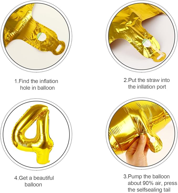 40 Inch Number Balloons, Gold Balloons for Birthday Party Decoration, Foil Number 0 Ballon for 0, 10, 20, 100, 2026 Celebration, Birthday, Baby Shower, Anniversary Decor