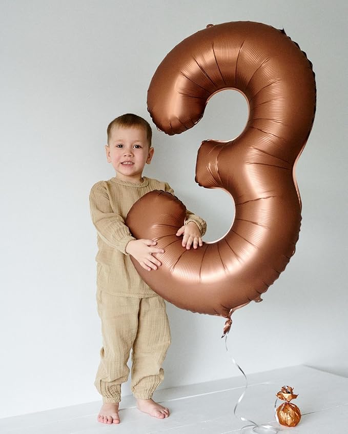 Dark Brown Number 19 Balloon 40 inch, Coffee Brown 19 Number Balloons, 19th Birthday Decorations, Chocolate 19 Year Old Girls Boys Party Supplies