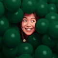 AFTERLOON® Biodegradable Mini Balloons 100 pcs Dark Green 5 Inch, Matte Color Thickened Extra Strong Latex Helium Float, Baby Shower Gender Reveal Garland Arch Wedding Birthday Party Decorations