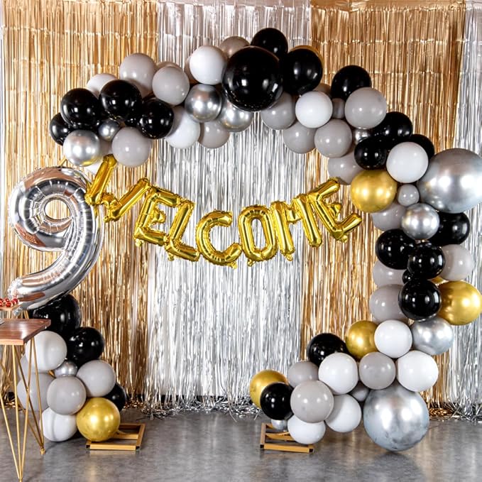 Restaurantware Balloonify 16 Inch Letter Balloon 1 Alphabet Party Balloon - Letter C Self-Sealing Gold Foil Mylar Balloon Hanging Film Decoration For Birthday Wedding Or Graduation