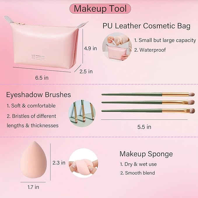 Makeup Set for Women, Makeup Full Kit for Beginners & Professionals, Travel Makeup Set for Teens & Adults, Makeup Gift Set for Girls, Eyeshadow Palette, Lip Gloss, Face & Eye Make up