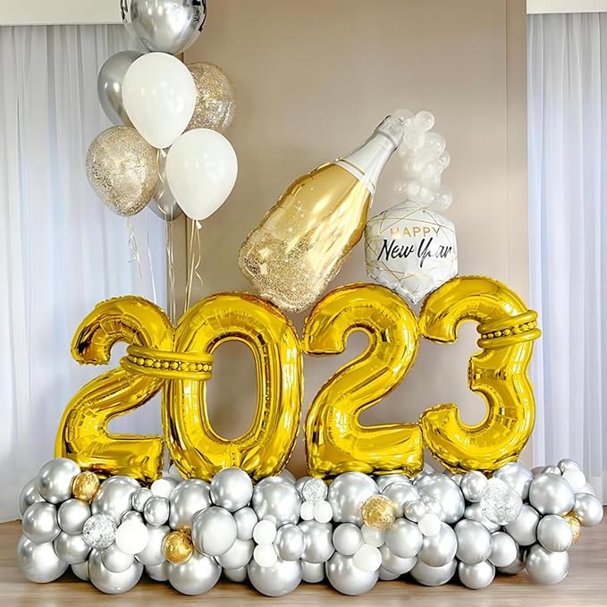 16 In Gold Large Numbers Balloons 0-9, Self Inflating Number 0 Balloons for Boys Girls, Big Gold Digit 0 Balloons for Women Men Birthday Party Anniversary Wedding Supplies Decorations