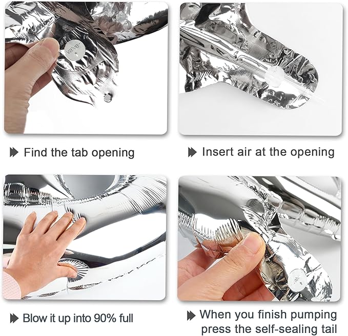 40 Inch Silver 1 Number Balloons Giant number balloons 1 11 12 13 14 15 21st Balloons Silver Birthday Balloons 14th Birthday Anniversary Party Decorations Supplies