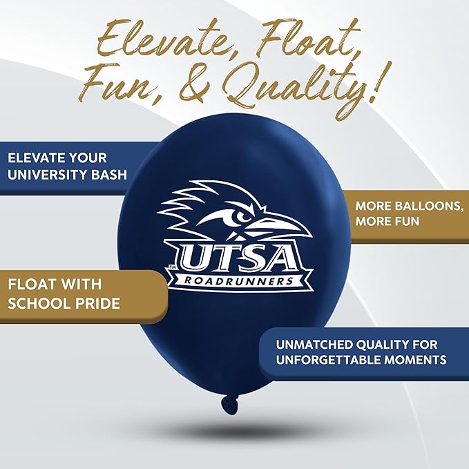 Kentucky Wildcats Balloons 10 Pack 11" Official Licensed Logos, Helium Quality Latex Balloons, Perfect for College Football Team Celebration, Decorated Front and Back by Westrick