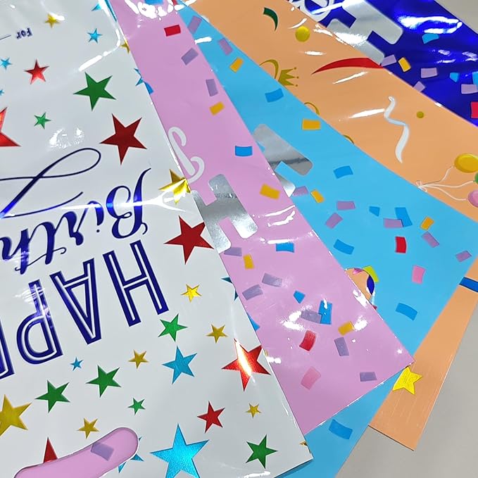 Saizone 40pcs Happy Birthday Goody Bags - Party Favors for Girls & Boys