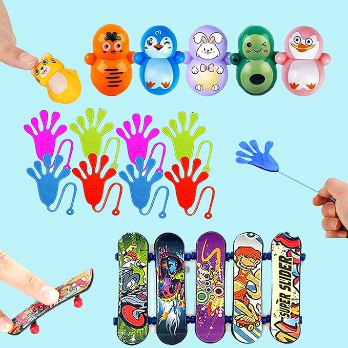 132 Pcs Party Favors Toys for Kids 4-8, Easter Egg Fillers, Assortment Treasure Box Toys for Classroom Prizes,Goodie Bags Stuffers, Pinata Fillers Bulks Small Toys Carnival Prizes