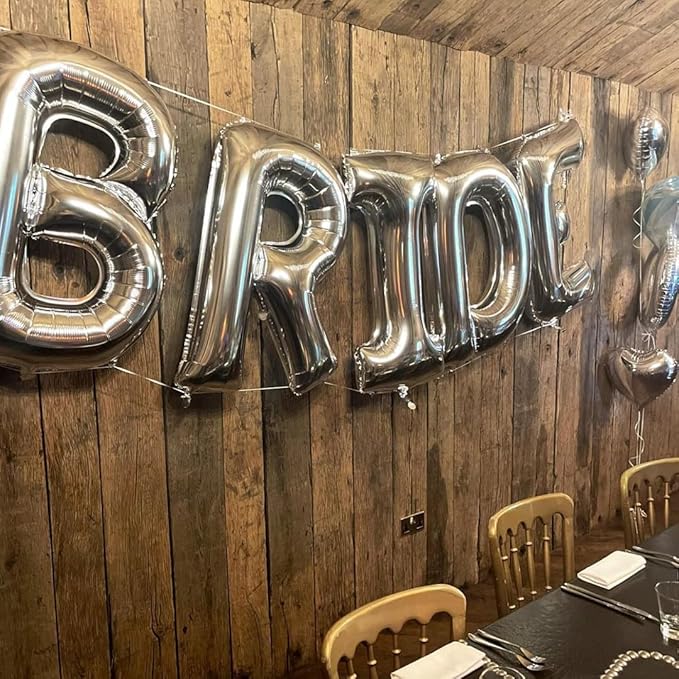 Silver Letter G Balloons 40 inch Large Alphabet G Balloons Silver Helium Foil Letter Balloon Banner for Birthday Party Anniversary Wedding Decoration