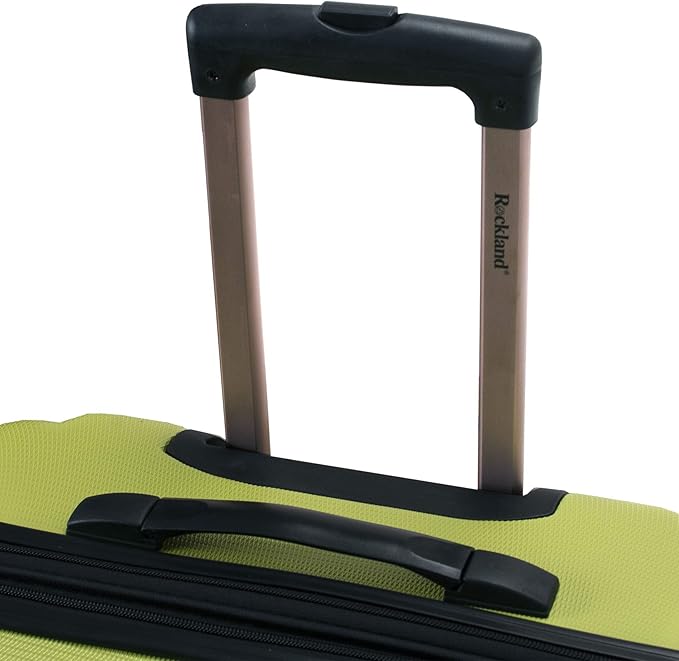 Rockland Melbourne Hardside 2 Piece Expandable Spinner Wheel Luggage Set, (20"/28"), Lime