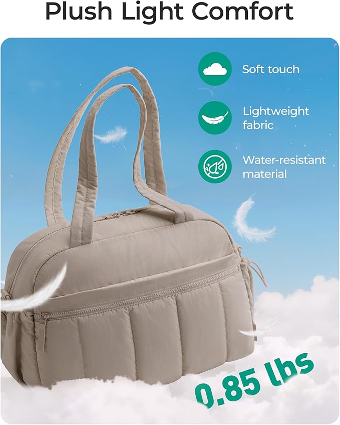 BAGSMART Gym Bag for Women, Duffle Bag for Travel with Wet Pocket, Lightweight Carry on Weekender Duffel, Water Resistant