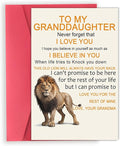 OJsensai Cute Birthday Card for Granddaughter, Best Gifts from Grandma Nana, Happy Birthday for Granddaughter Kids Adult