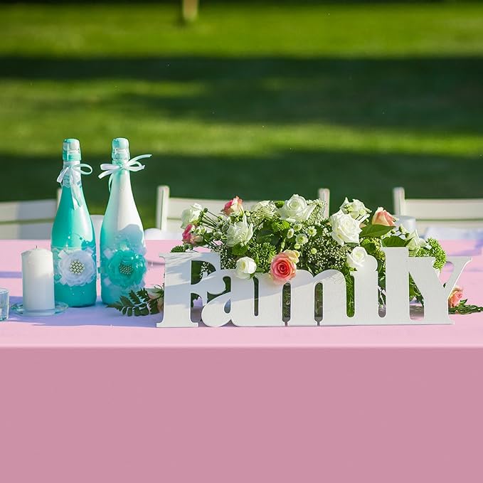 3Pcs Light Pink Tablecloth,Disposable Plastic Tablecloths,Waterproof Pink Rectangle Table Cover for Graduation Birthdays Weddings Anniversary Party Decorations,54 x 108 Inch
