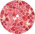 Valentine's Day Tree Skirt Xmas Tree Mat Christmas Tree Ornaments Decorations Holiday Party Indoor Outdoor 36"