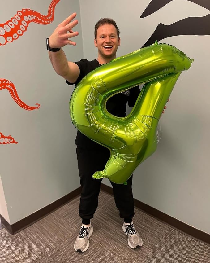 Light Green Number 1 Balloon for First Birthday 40 Inch, 1st One Number Balloons Birthday Decorations for Girl Boy Toddler Baby