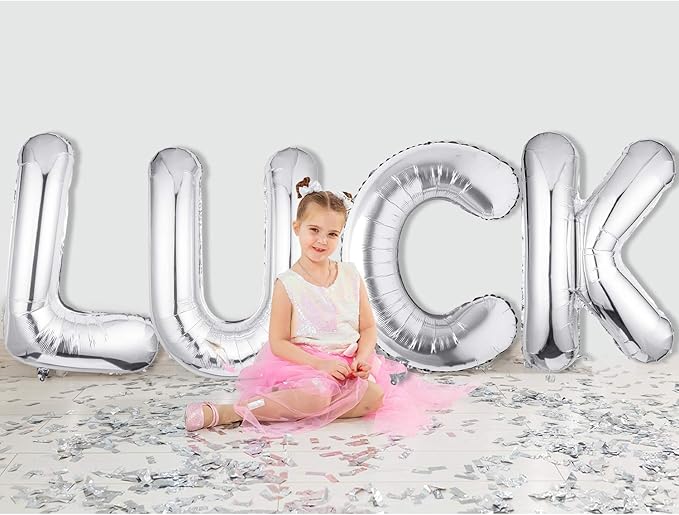 Letter Balloons 40 Inch, Single Silver Letter U Balloons Aluminum Hanging Foil Film Balloon for Baby Shower, Wedding Anniversary, Graduation, Birthday Party Decoration