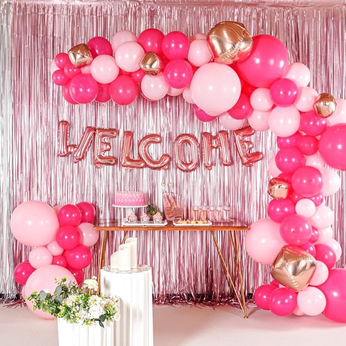 Restaurantware-Balloonify 16 Inch Letter Balloon, 1 Alphabet Party Balloon - Letter C, Self-Sealing, Rose Gold Foil Mylar Finish, Hanging Loop, Decoration For Birthday, Wedding, Or Graduation