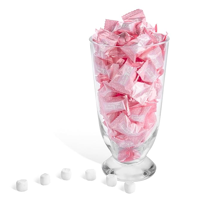 Candy Envy - Baby Girl Buttermints - 13 oz. Bag - 100 Individually Wrapped Candy Mints - Baby Shower Favors
