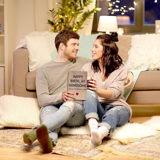 Birthday Gifts for Men, Funny Birthday Card for Boyfriend, Happy Birthday Cards for Husband Him