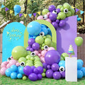 Blue Purple Balloons Arch for Kids Theme Party Decorations, Blue and Purple Balloons Garland Kit, Pink Green Latex Balloon for Boys Theme Birthday Baby Shower Party Decorations