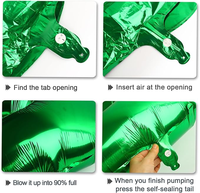 40 Inch Green Number 22 Digital Balloon,Jumbo Mylar Foil Helium Balloon for 22 Balloons for Birthday Party,Wedding Anniversary Party Decorations